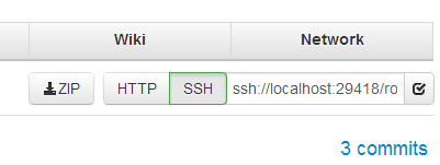 URL for SSH access