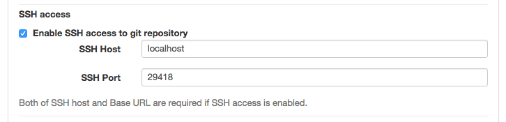 SSH host configuration