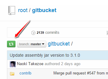 Pull request button