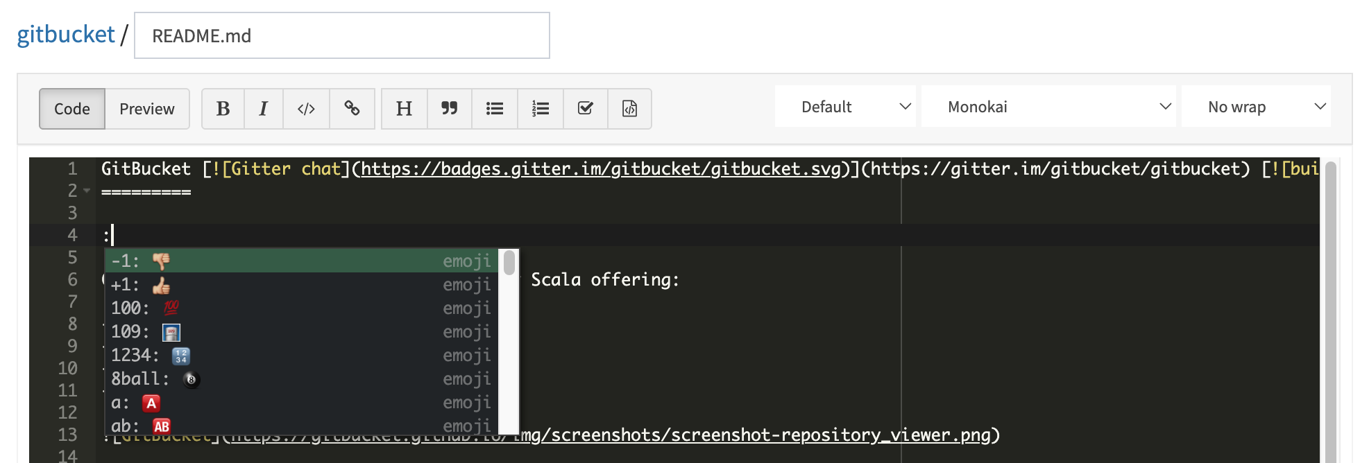 Text completion in Ace editor